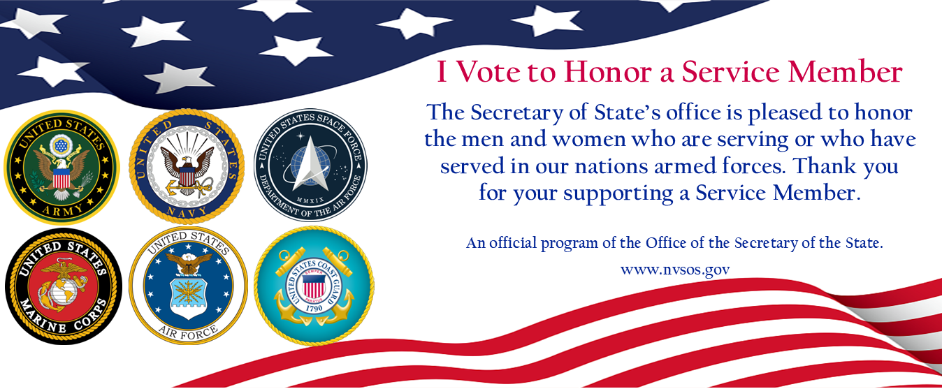 I VOTE to HONOR
